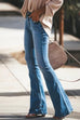 Moxidress Distressed Bell Bottoms Skinny Denim Pants