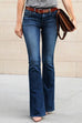 Moxidress Flare Bottoms Distressed Skinny Jeans