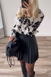 Moxidress Long Sleeves Button Up Dressy Blouse Shirt