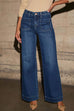 Moxidress Chic Straight Wide Leg Denim Pants