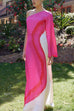 Moxidress One Shoulder Long Sleeve Side Slit Tie Dye Maxi Dress