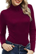 Moxidress Turtleneck Long Sleeves Basic Bottoming Shirt