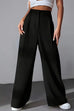 Moxidress High Rise Wide Leg Pocketed Baggy Pants