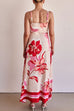 Moxidress Empire Waist Floral Print Maxi Cami Dress