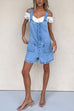 Moxidress Button Up Pocketed Denim Romper