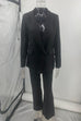 Moxidress One Button Pocketed Blazer and Straight Leg Pants Power Suit Set