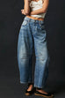 Moxidress Mid Rise Barrel Leg Jeans