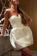 Moxidress Sweetheart Neck Strapless Mini Party Dress