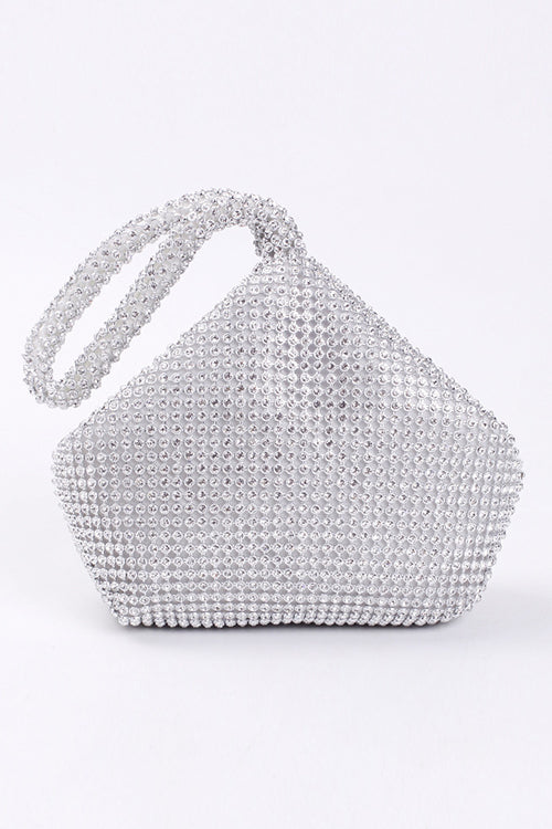 Moxidress Full Rhinestones Bling Evening Clutch Handbag