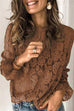 Moxidress Floral Lace Crochet Hollow Out Shirts