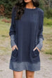 Moxidress Maureen Pockets Casual Sweatershirt Dress