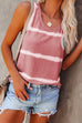 Moxidress Round Neck Tie Dye Workout Tank Top