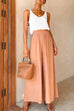 Moxidress Elastic Waist Wide Leg Palazzo Pants