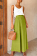 Moxidress Elastic Waist Wide Leg Palazzo Pants