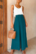 Moxidress Elastic Waist Wide Leg Palazzo Pants