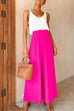 Moxidress Elastic Waist Wide Leg Palazzo Pants