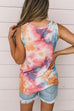 Moxidress Lizzie Tie Dye Twist Knot Tank Top